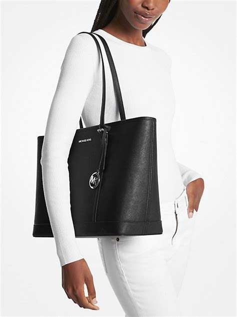 sofia large saffiano leather tote michael kors|michael kors sullivan tote large.